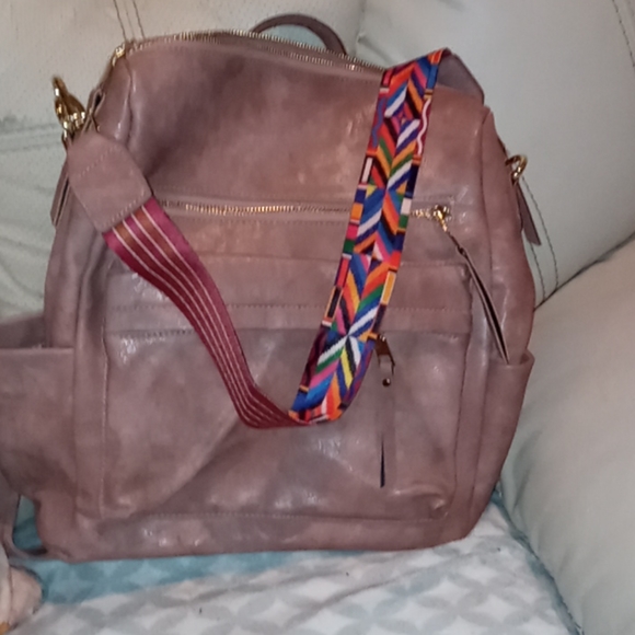 Mauve Pink Handbag Tote - Picture 2 of 4